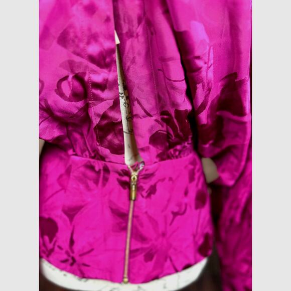 Silvia Tcherassi Sirmione Blouse Mulberry Floral XS - Picture 12 of 16